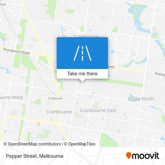 Pepper Street map