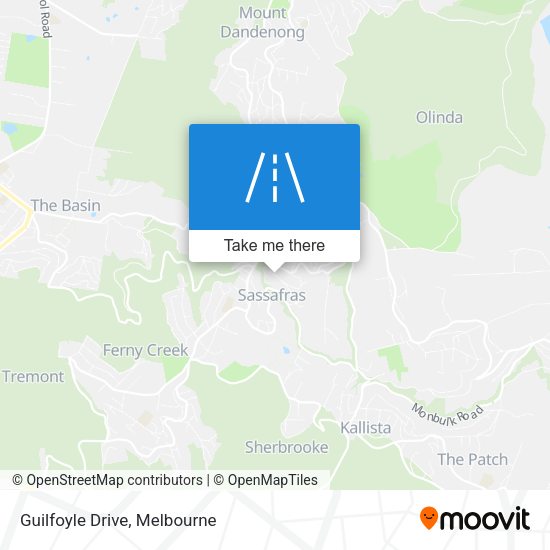 Guilfoyle Drive map