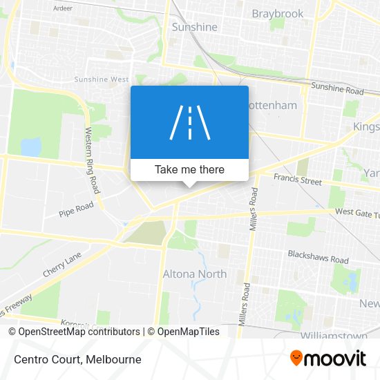 Centro Court map