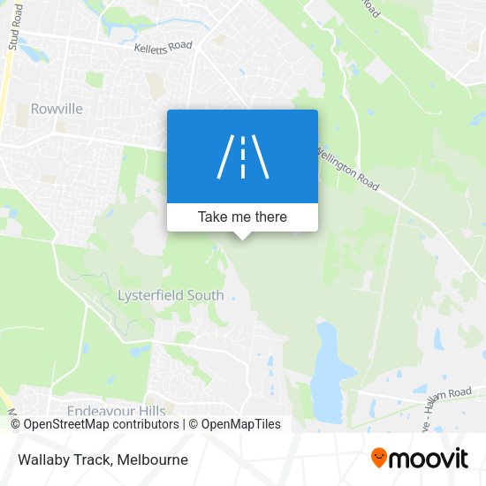 Wallaby Track map