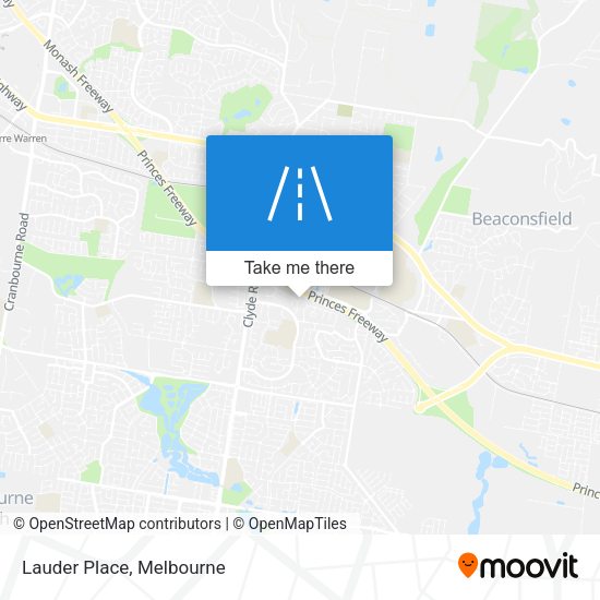 Lauder Place map