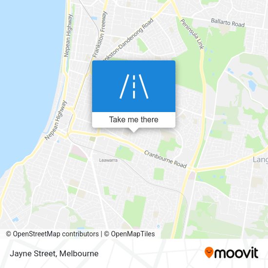 Jayne Street map