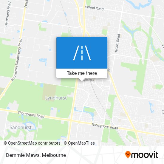 Demmie Mews map