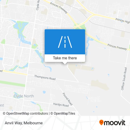 Anvil Way map