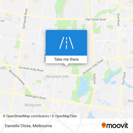 Danielle Close map