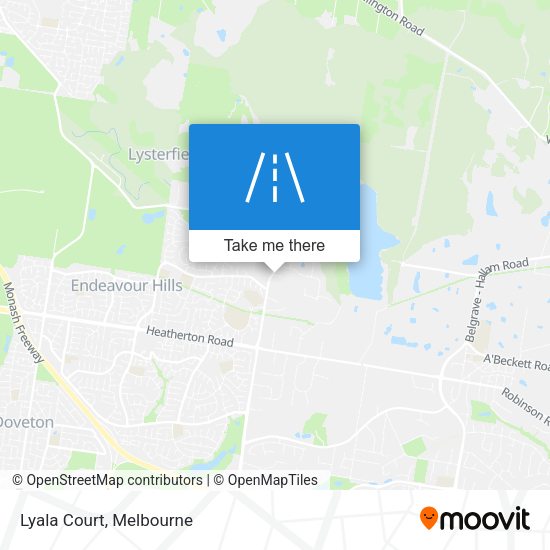Lyala Court map