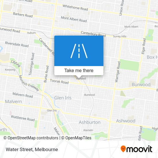 Water Street map