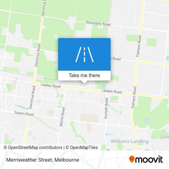 Merriweather Street map