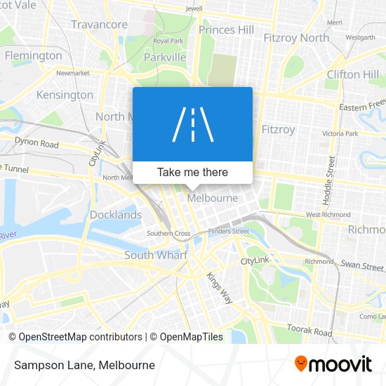 Sampson Lane map