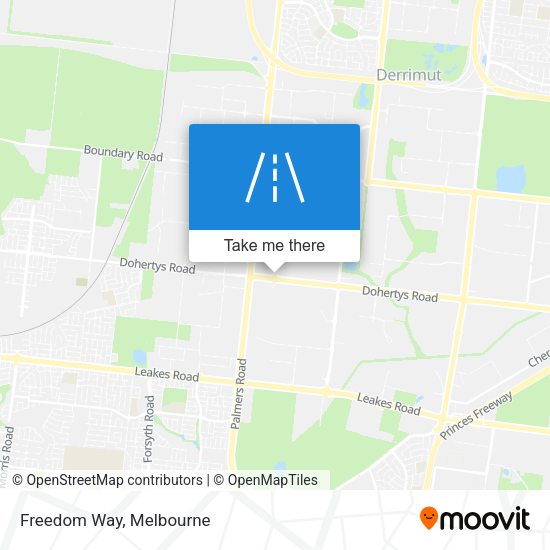 Freedom Way map