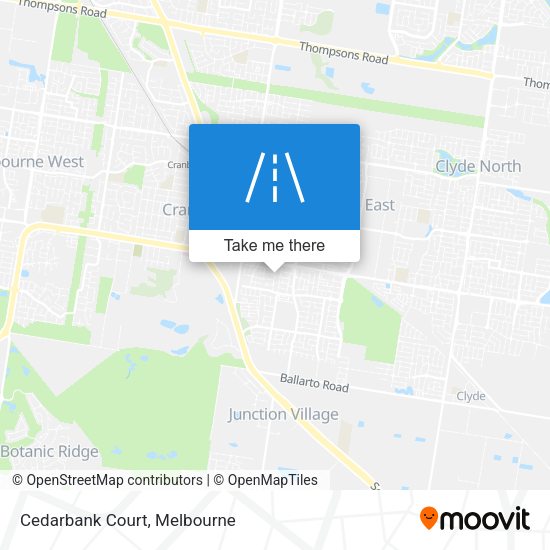 Cedarbank Court map