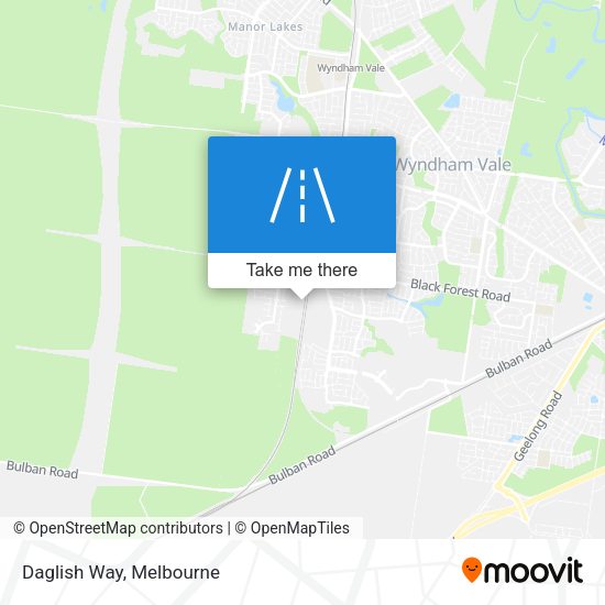 Daglish Way map
