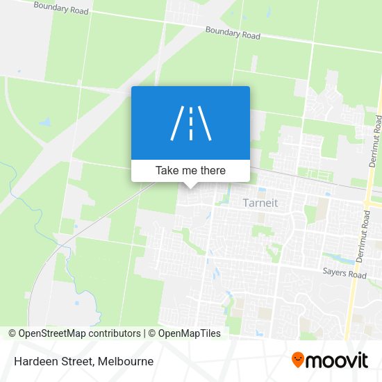Hardeen Street map