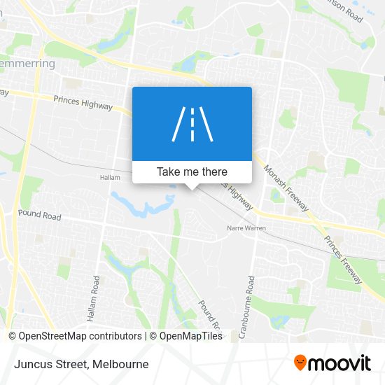 Juncus Street map