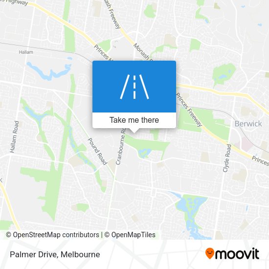 Palmer Drive map