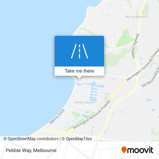 Pebble Way map