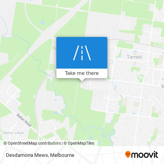 Desdamona Mews map