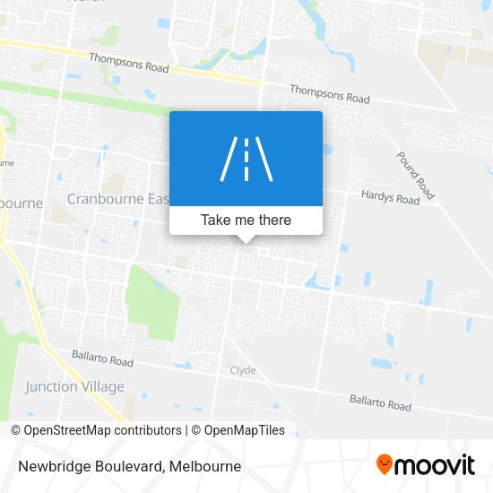 Newbridge Boulevard map