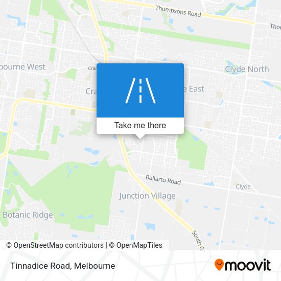 Tinnadice Road map