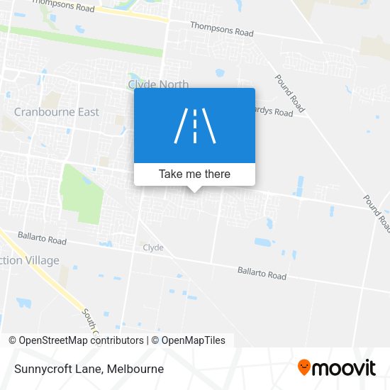 Sunnycroft Lane map