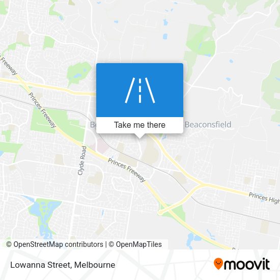 Lowanna Street map