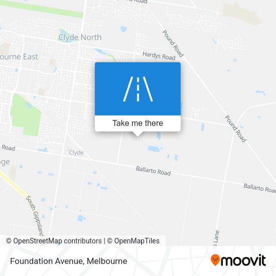 Foundation Avenue map