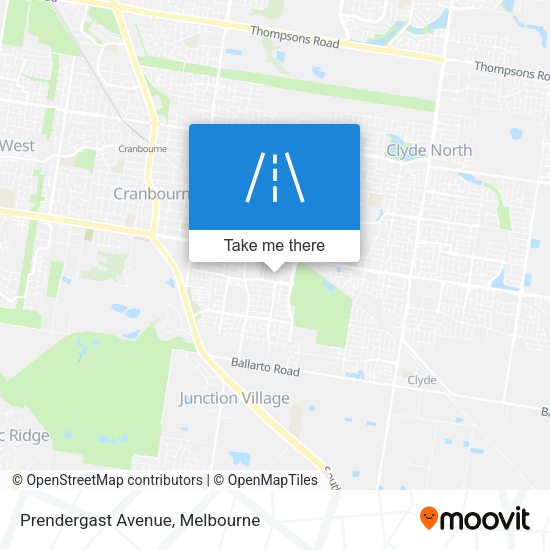 Prendergast Avenue map