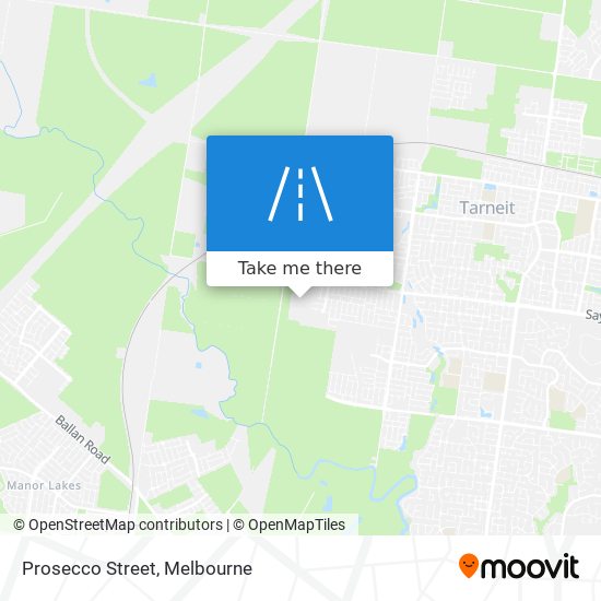 Prosecco Street map