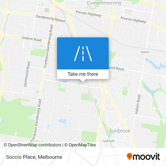 Soccio Place map