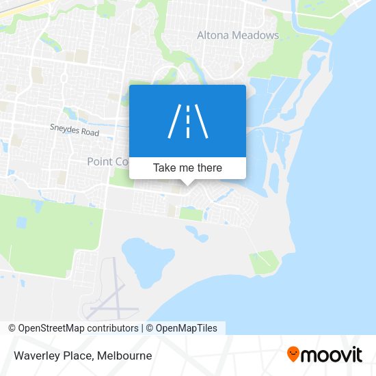 Waverley Place map