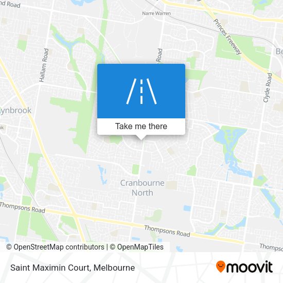 Saint Maximin Court map