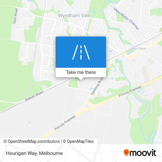 Hourigan Way map