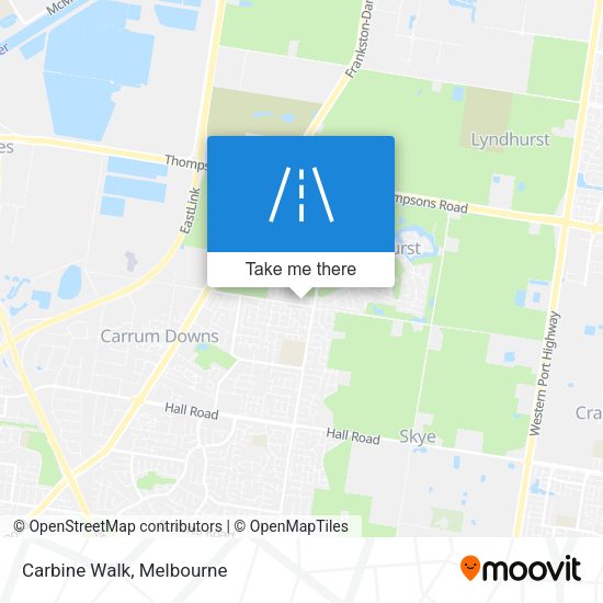 Carbine Walk map