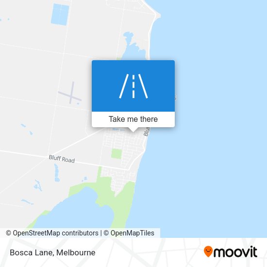 Bosca Lane map