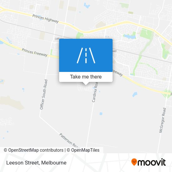 Leeson Street map