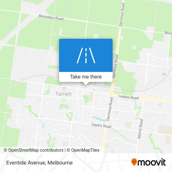 Eventide Avenue map