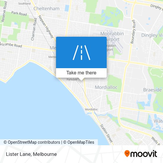 Lister Lane map