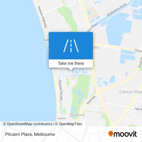 Pitcairn Place map