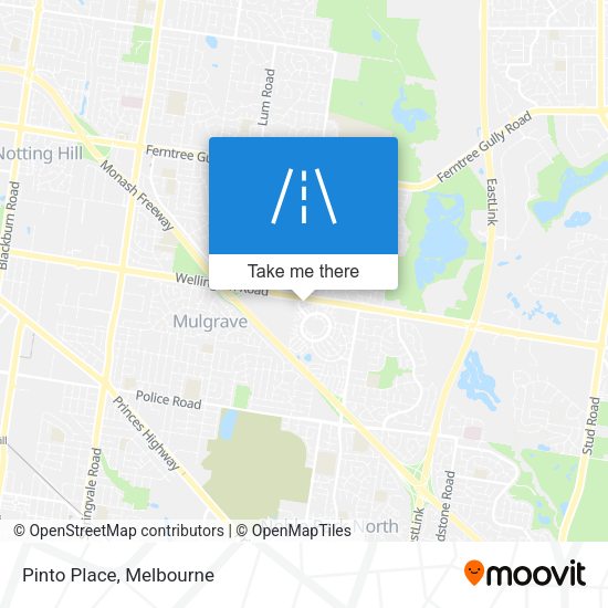 Pinto Place map