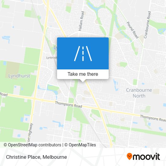 Christine Place map