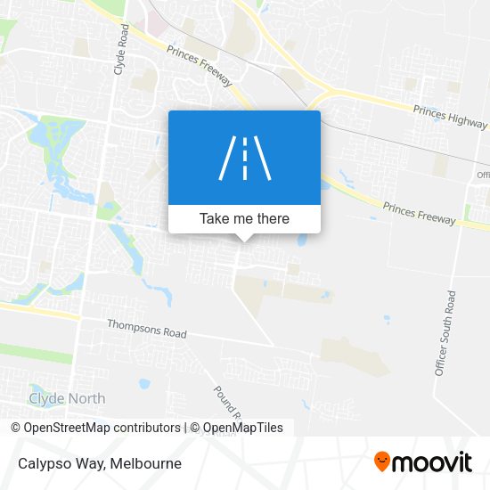 Calypso Way map