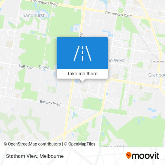Statham View map