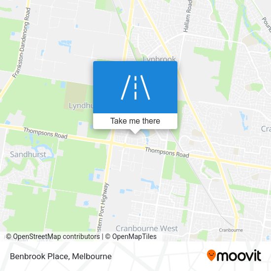 Benbrook Place map