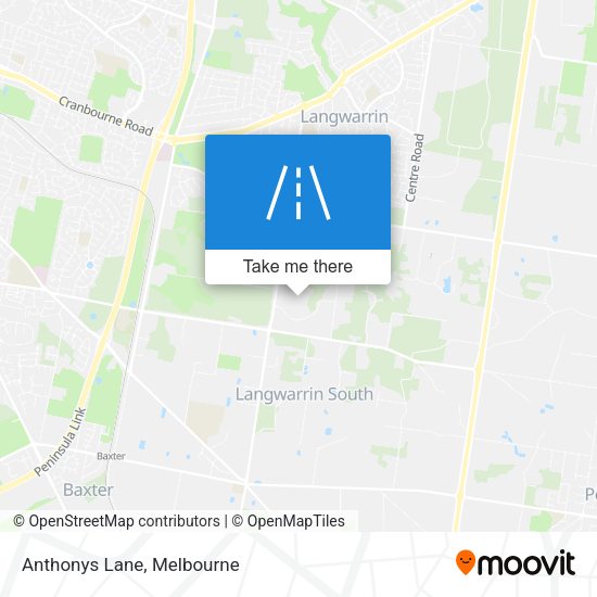 Anthonys Lane map