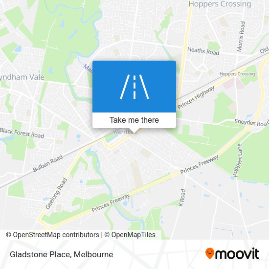 Gladstone Place map