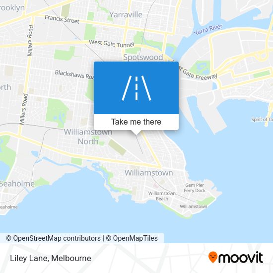 Liley Lane map