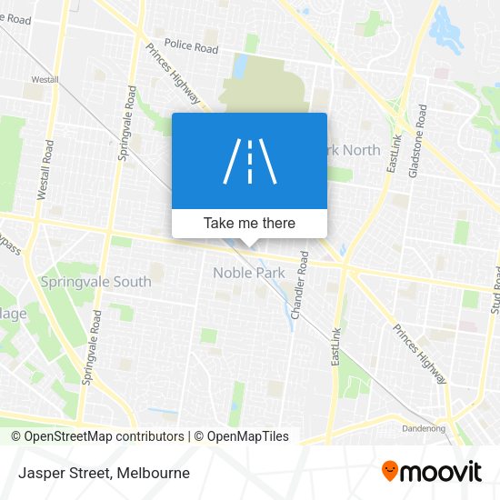 Jasper Street map