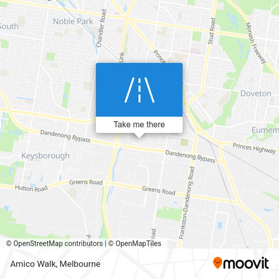 Amico Walk map