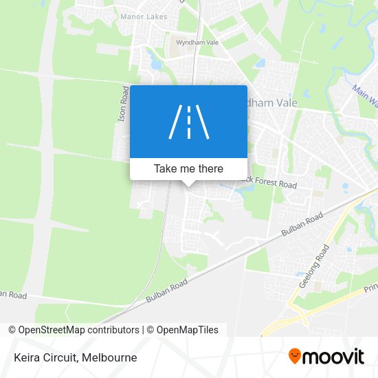 Keira Circuit map
