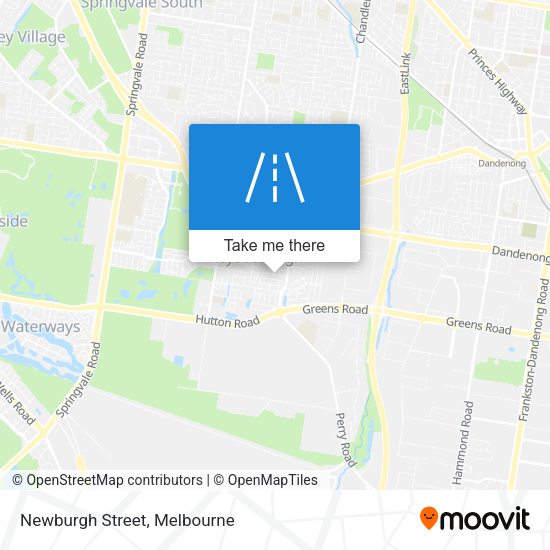 Newburgh Street map